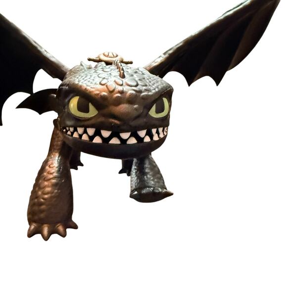 Dreamworks 2017 Spinmaster How to Train Your Dragon Toothless Night Fury Fire - Picture 2 of 6